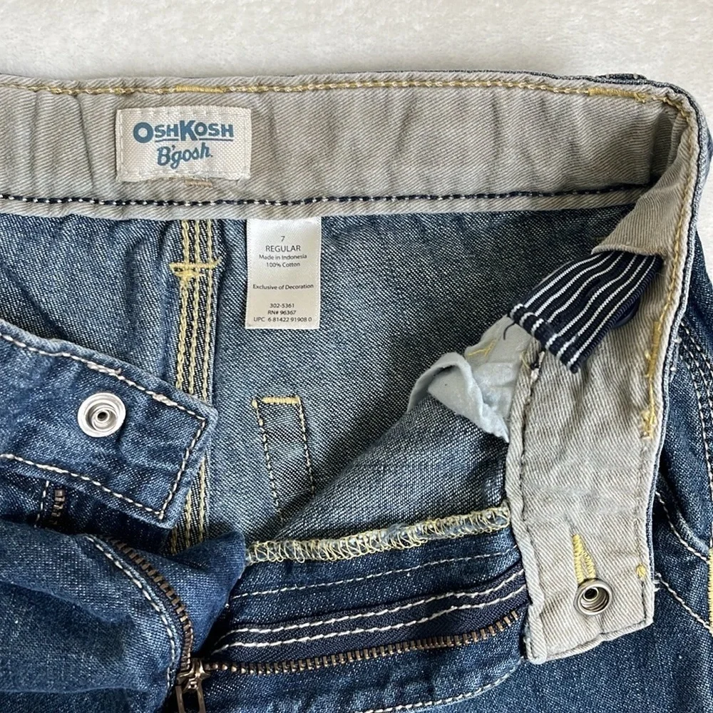 Oshkosh B’gosh Little Boy’s Carpenter Jean Shorts Size 7